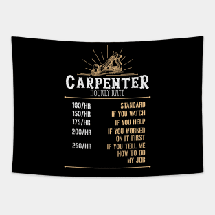 Carpenter Hourly Rate Tapestry