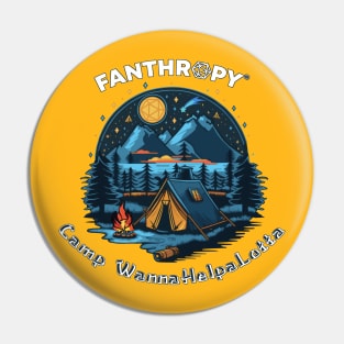 Camp WannaHelpaLotta Camp Shirt Pin