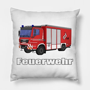 Fire department fire truck Pillow