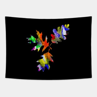 Oak Leaves in Color Tapestry