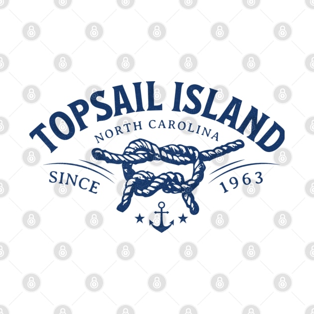 Topsail Island, NC Beach Knot Summer Vacation by Contentarama