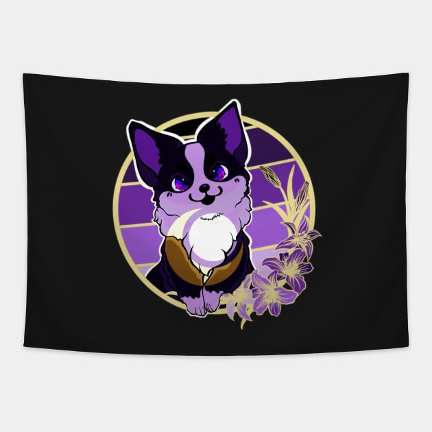 Enbian corgi Tapestry by ThBlkBirdDaliah