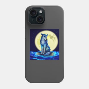 Wolf moon Phone Case