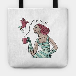 Tea Bird Tote