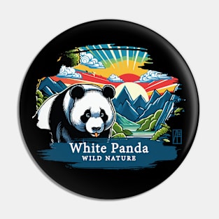 White Panda - WILD NATURE - WHITE PANDA -11 Pin