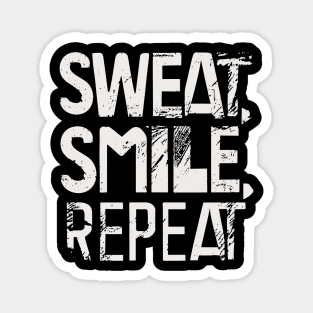 Grungy Fitness Motivation T-Shirt | Unisex Workout Apparel | Unique Funny Healthy Life Gift Idea for Sports Enthusiasts Magnet