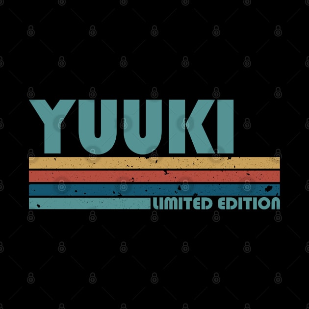 Proud Limited Edition Yuuki Name Personalized Retro Styles by Kisos Thass