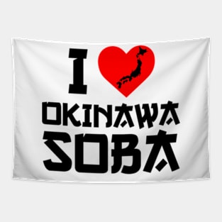 I Love Okinawa Soba Tapestry