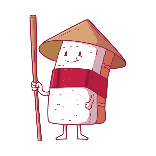 Sushi Warrior -Simple Graphic by lldesigns