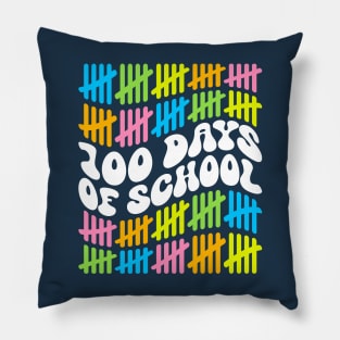 100 days of school Tally marks Pillow