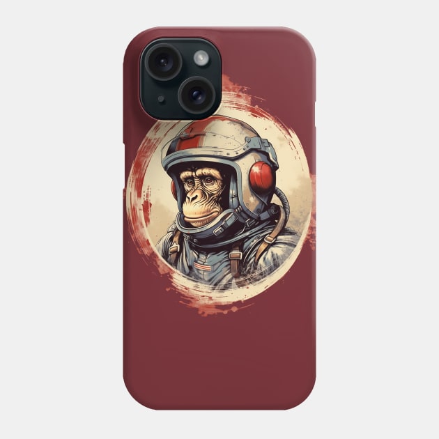 Monkey-naut Phone Case by DavidLoblaw