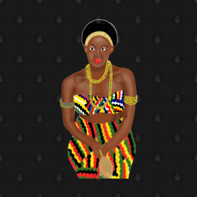 African Queen Kente Pattern by Merchweaver