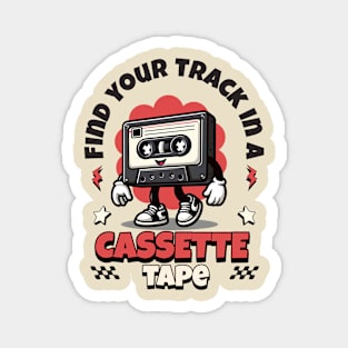 Find Your Track In A Cassette Tape Magnet