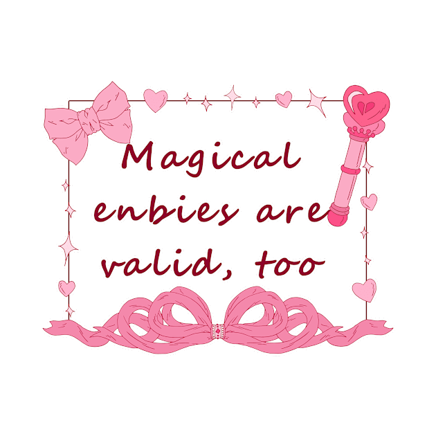 Magical Enbies - Pink by Rainy Day Dreams