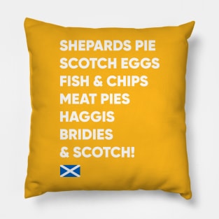 Highland Games Foods Pillow