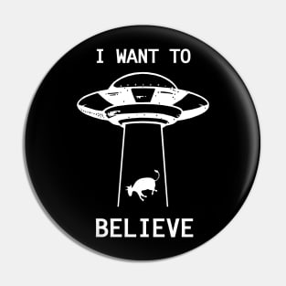 I Want To Believe Pin