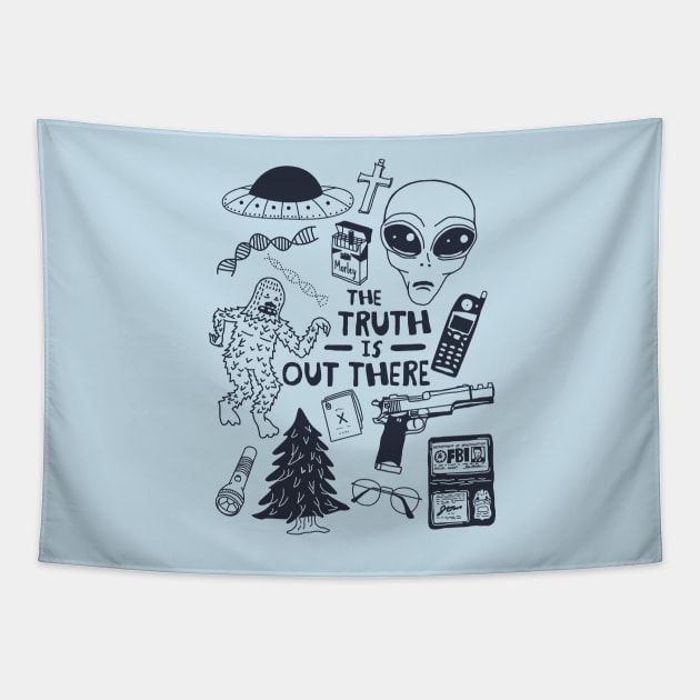 the x files Tapestry by halfabubble