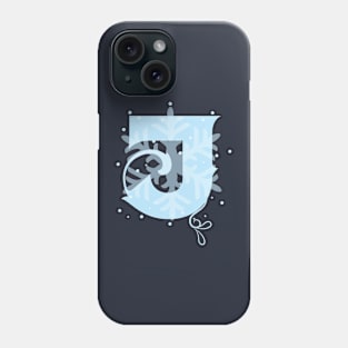 Winter Letters J Phone Case