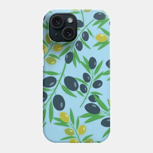 Olives - Mediterranean pattern Phone Case