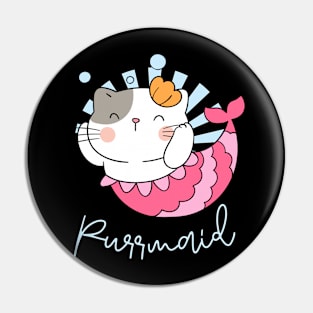 Purrmaid cute mermaidd cat Pin