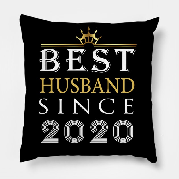 Best Husband Since 2020, 1 ST Anniversary Gift, Married Since 2020, Anniversary Husband, Gift for Him Pillow by Yassine BL
