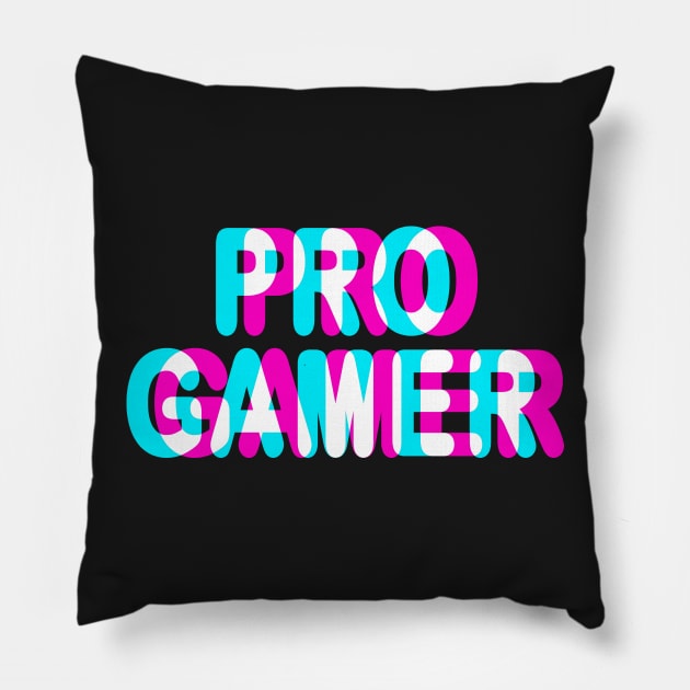 GAMING - PRO GAMER - TRIPPY 3D GAMING Pillow by Tshirt Samurai