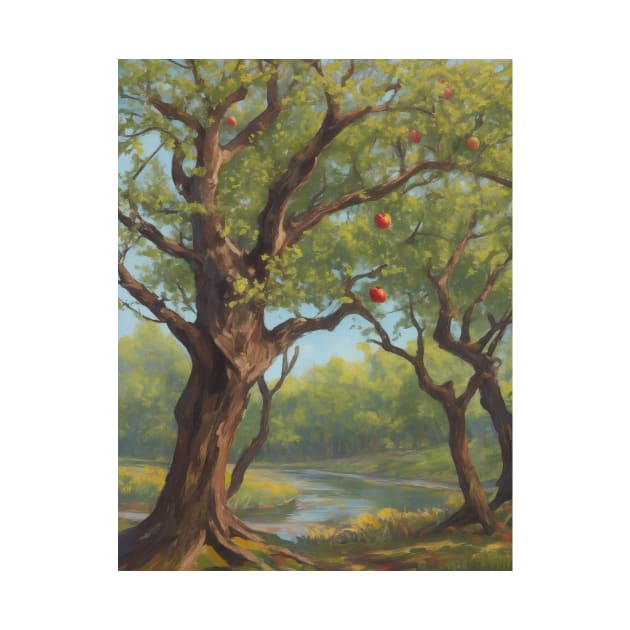 Apple Picture Meadow Beautiful Vintage Retro by Flowering Away