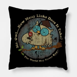 Tootsie Pop, distressed Pillow