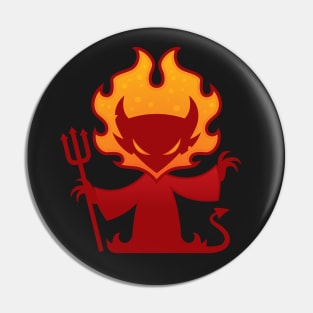 Devil with Pitchfork Pin