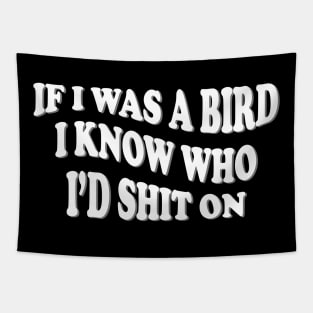 if i was a bird i know who i’d shit on Tapestry