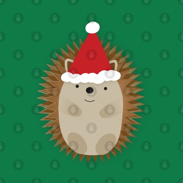 Santa Hedgehog by Hedgie Designs