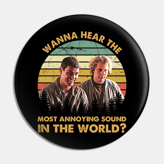 Wanna Hear The Most Annoying Sound In The World Pin by Colorfull Human Skull