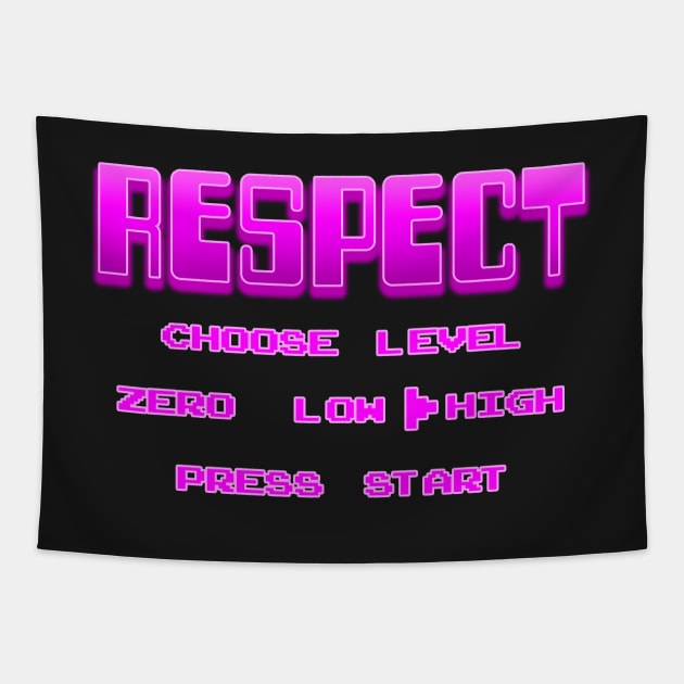 RESPECT Pink Tapestry by Destro