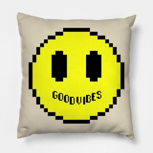 Good Vibes Only Smiley Edition Pillow