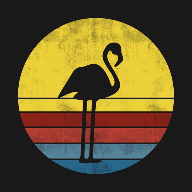 Flamingo bird vintage by quotesTshirts