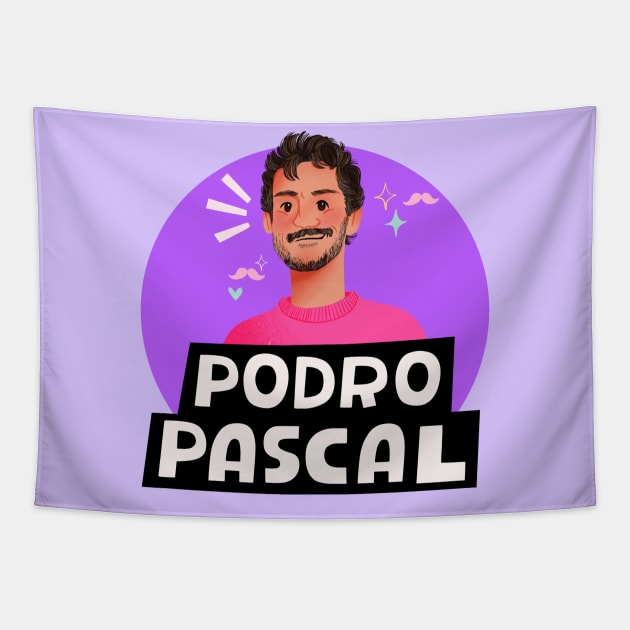 Podro Pascal New Logo Tapestry by Podro Pascal