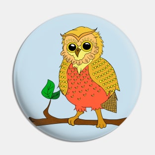 Owlin' Around Pin