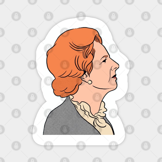 Margaret Thatcher Magnet by TwoSeventy (270)