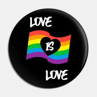 LGBTQ | Love Is Love | Pride Gift | Rainbow Gift | LGBTQ Ally | LGBTQ Gift Idea | Love Is Love | Human Pin