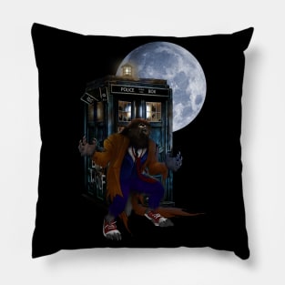 10th Doctor Bad Wolf Werewolves Pillow