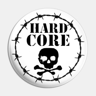 Hardcore Skull Pin