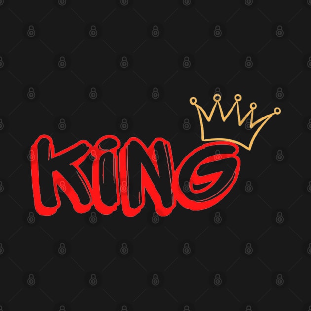 King Graffiti Style Design by vinci