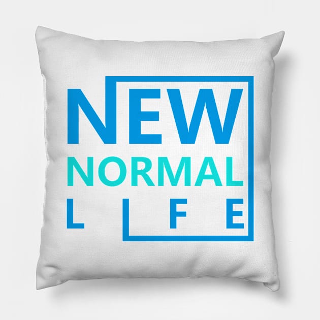 New Normal Life Pillow by ArtisticParadigms