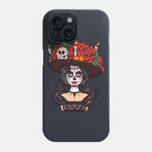 Sugar Skull Girl Phone Case