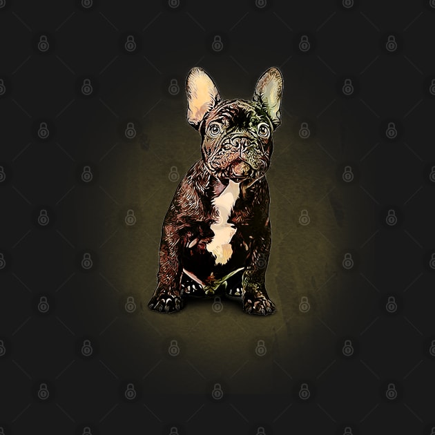 Adorable Frenchie Puppy by Leon Star Shop