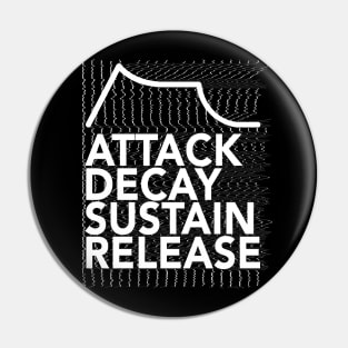 Attack, Decay, Sustain, Release Glitch Synthesizer Pin