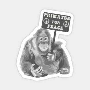 Primates for Peace Orangutan Magnet