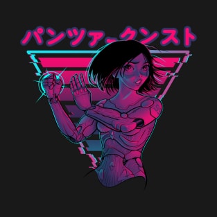 Panzer Kunst Cyborg Martial Arts Neon Shirt w/ Kanji T-Shirt