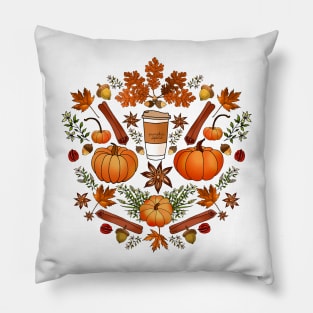 Pumpkin Spice Latte Pillow