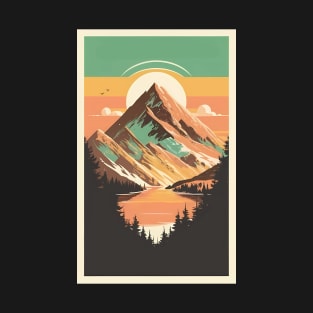 Sunset Mountain Range T-Shirt